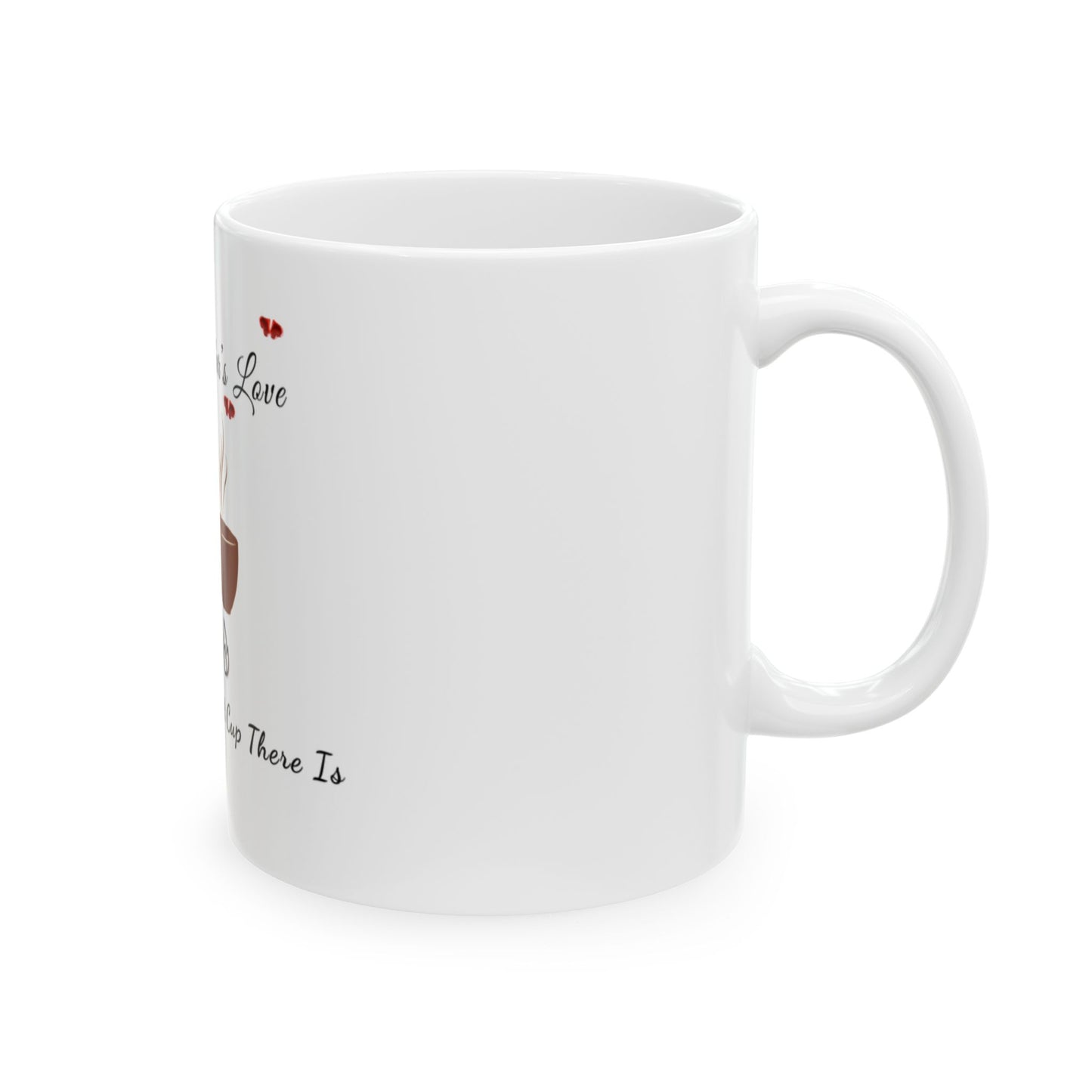 Mother's Day Coffee Mug — "A Mother's Love Is The Warmest Cup There Is" Ceramic Gift (11oz, 15oz)