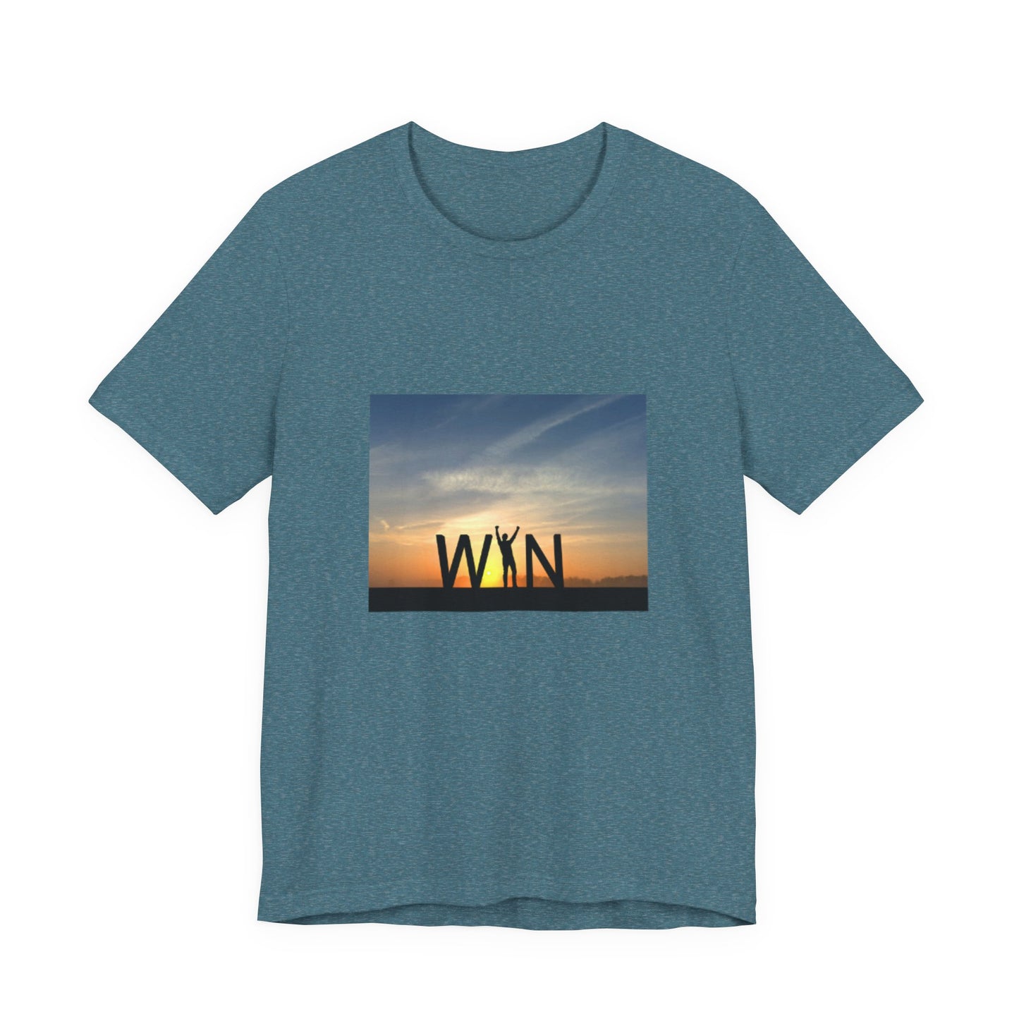 Celebrate Small Wins T-Shirt — Inspirational 'Wins' Sunset Tee