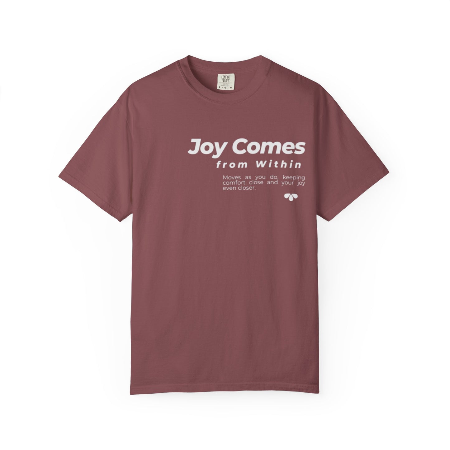 Joy Comes From Within T-Shirt — Inspirational Positive Message Tee