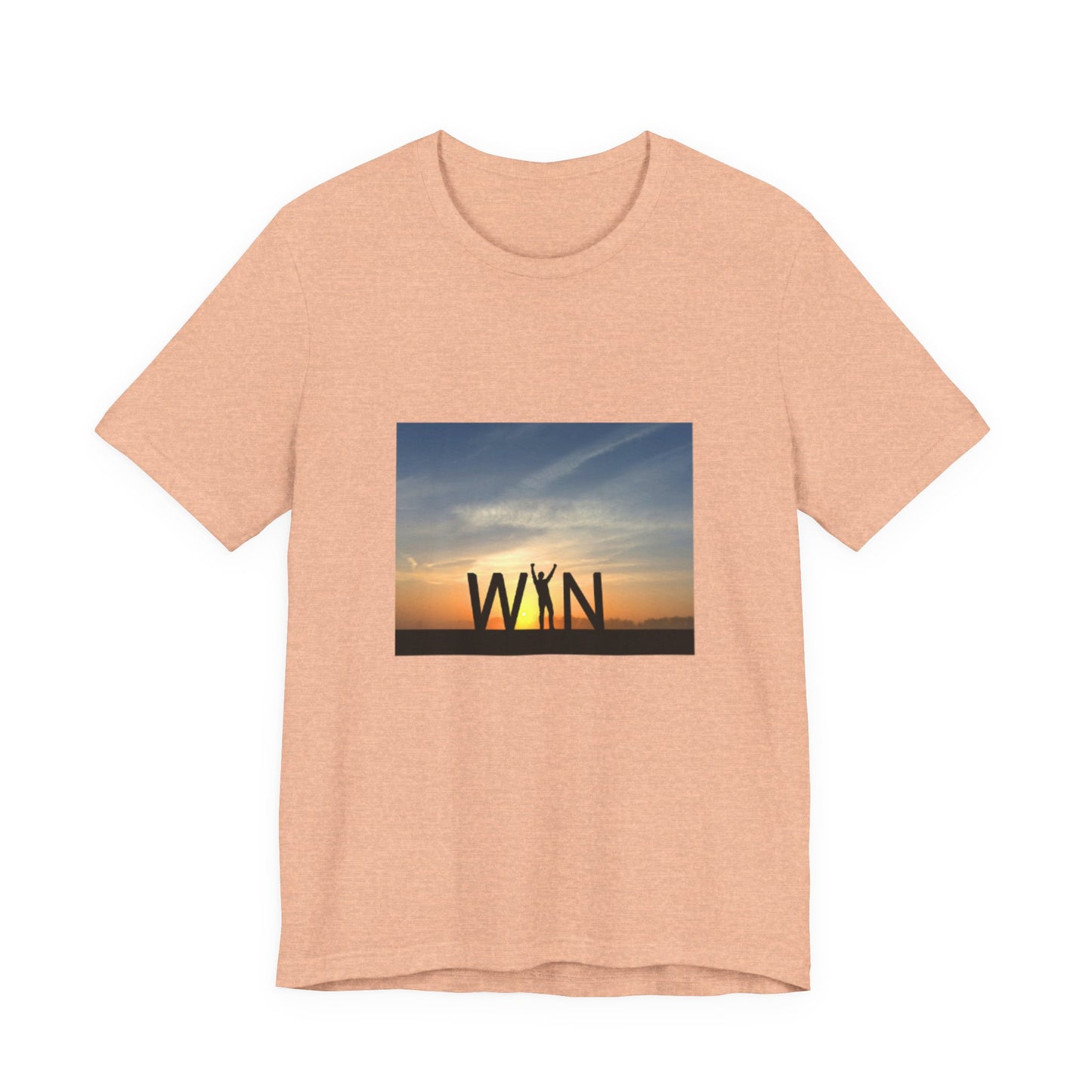 Celebrate Small Wins T-Shirt — Inspirational 'Wins' Sunset Tee