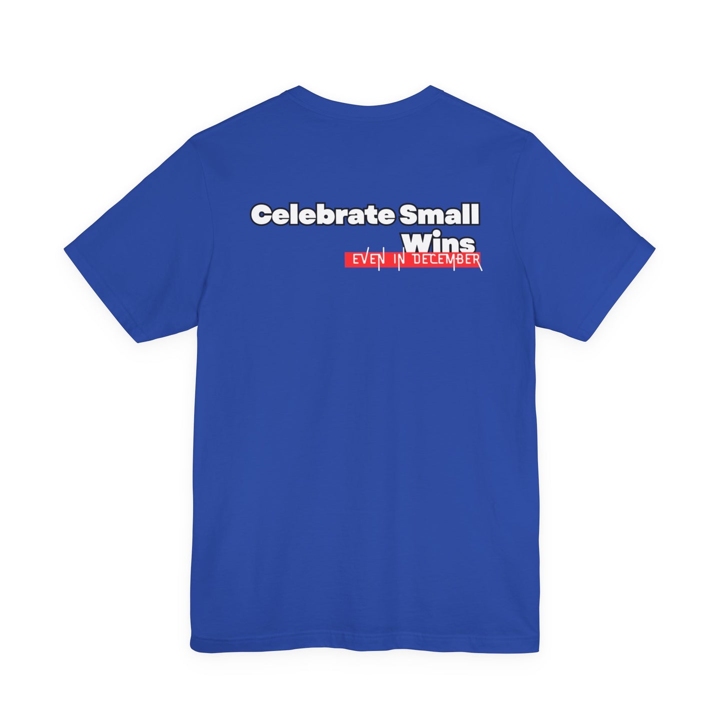Celebrate Small Wins T-Shirt — Inspirational 'Wins' Sunset Tee