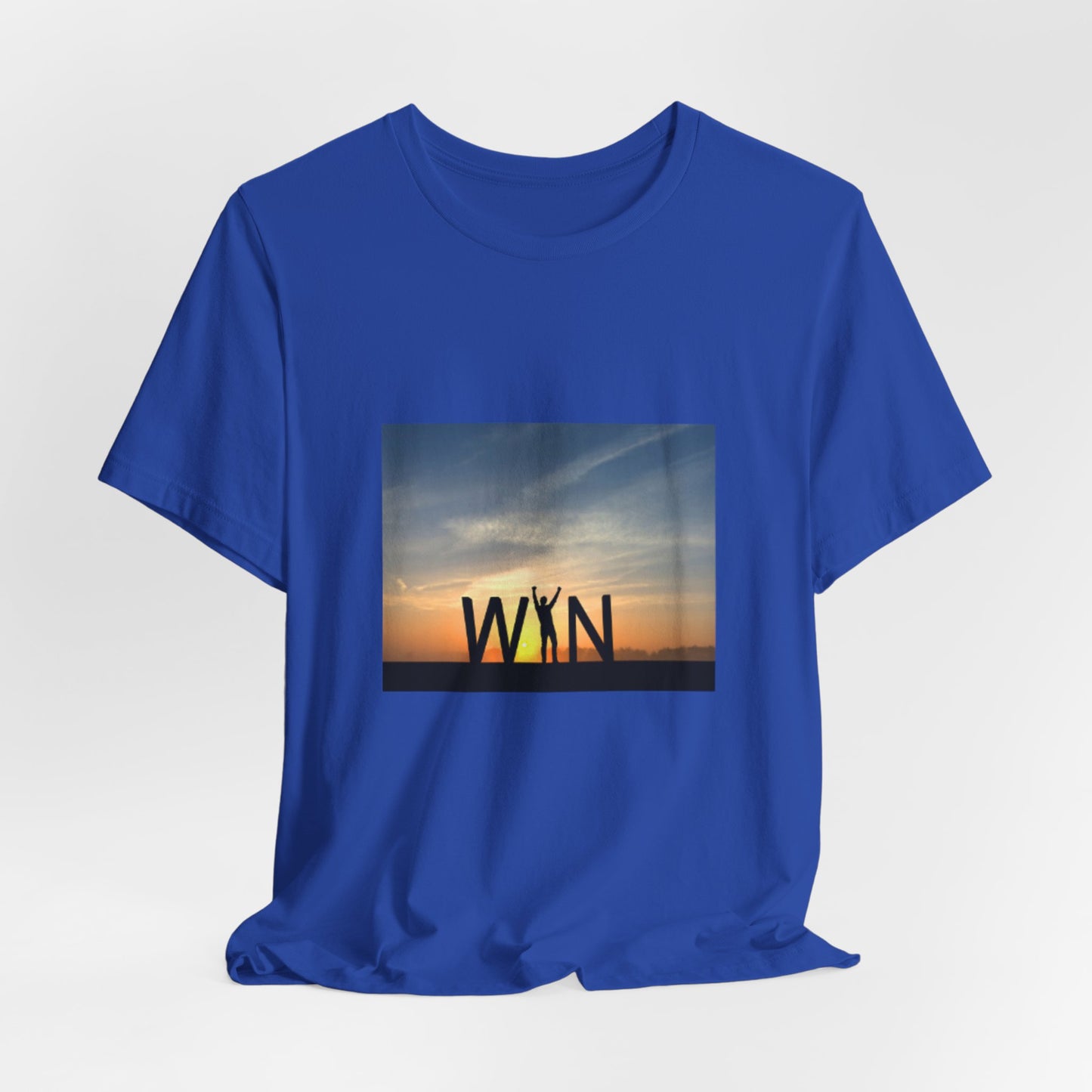 Celebrate Small Wins T-Shirt — Inspirational 'Wins' Sunset Tee