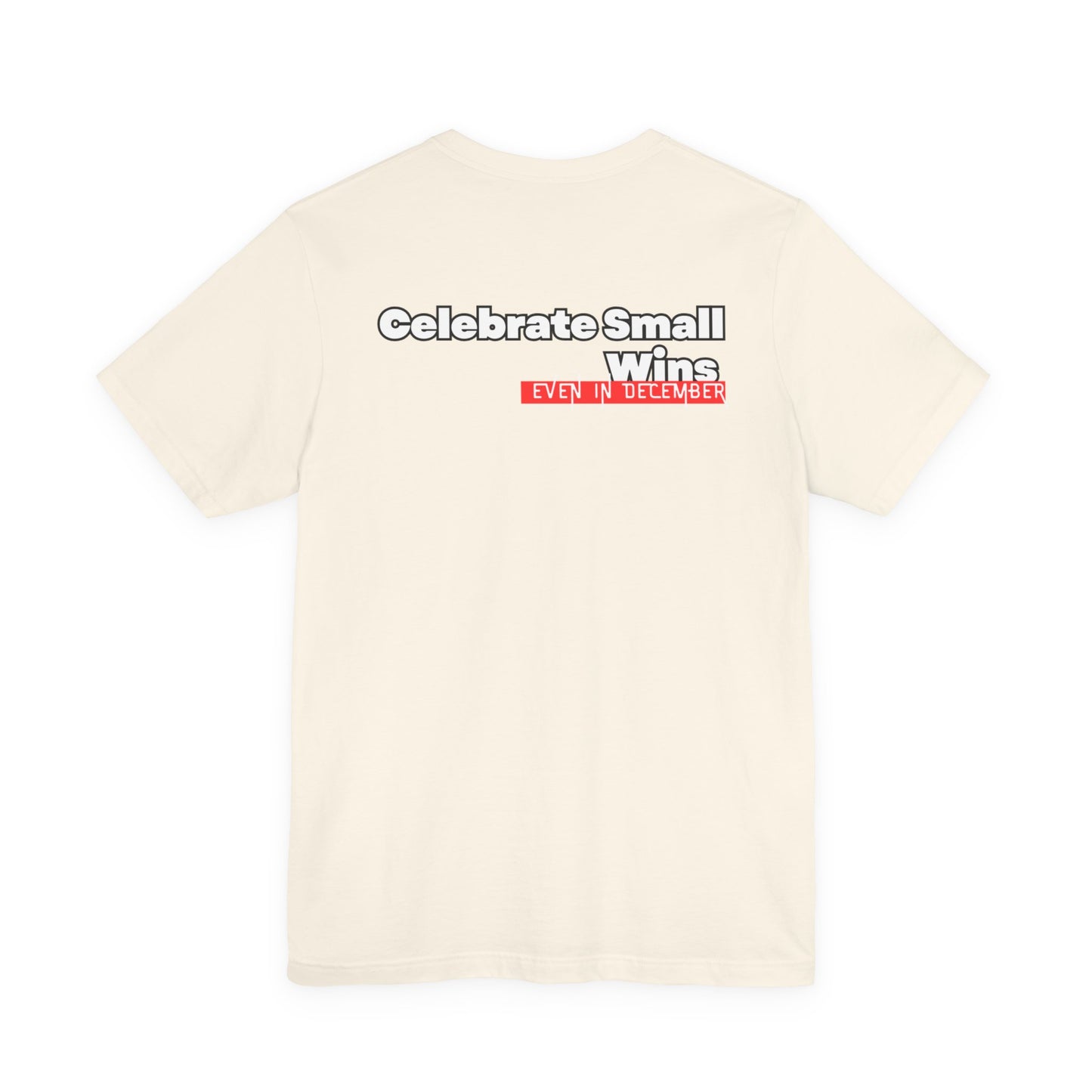Celebrate Small Wins T-Shirt — Inspirational 'Wins' Sunset Tee