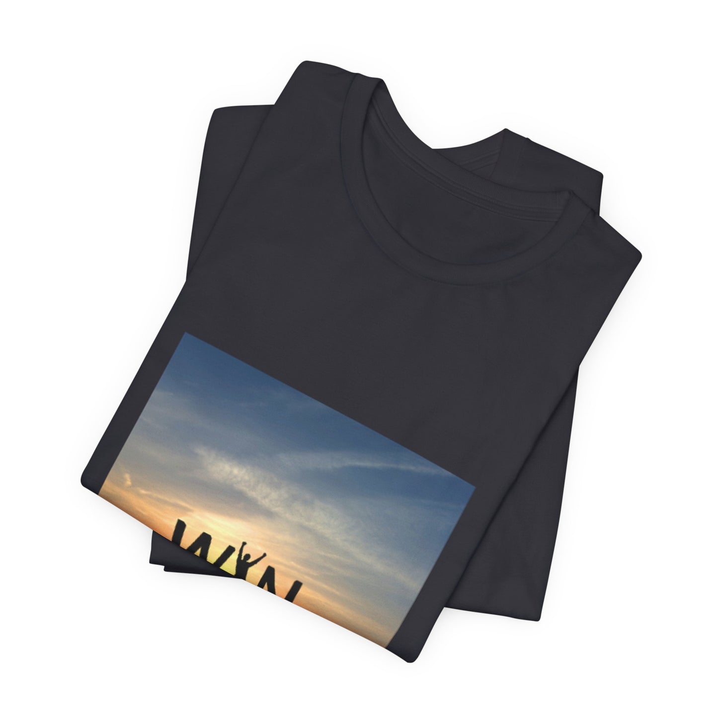 Celebrate Small Wins T-Shirt — Inspirational 'Wins' Sunset Tee