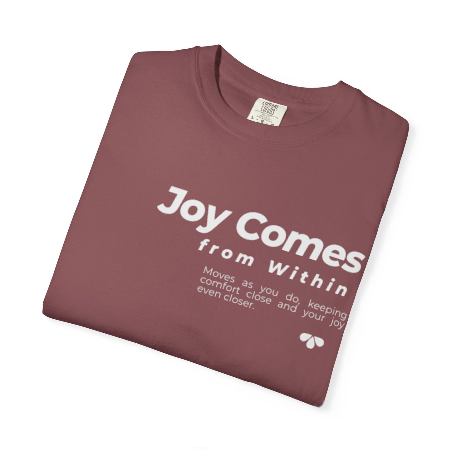 Joy Comes From Within T-Shirt — Inspirational Positive Message Tee