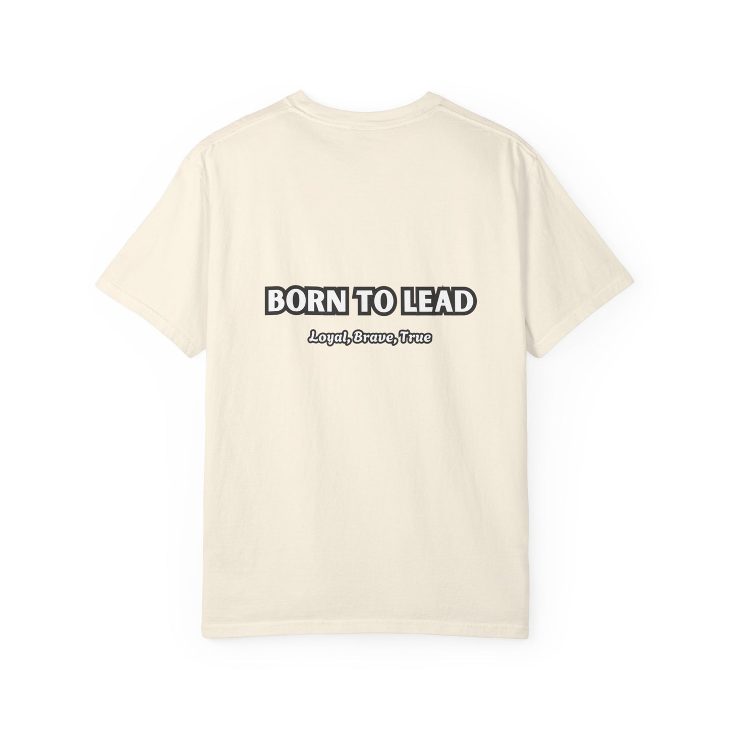 Golden Retriever Graphic T-Shirt — "Born to Lead" Dog Lover Tee