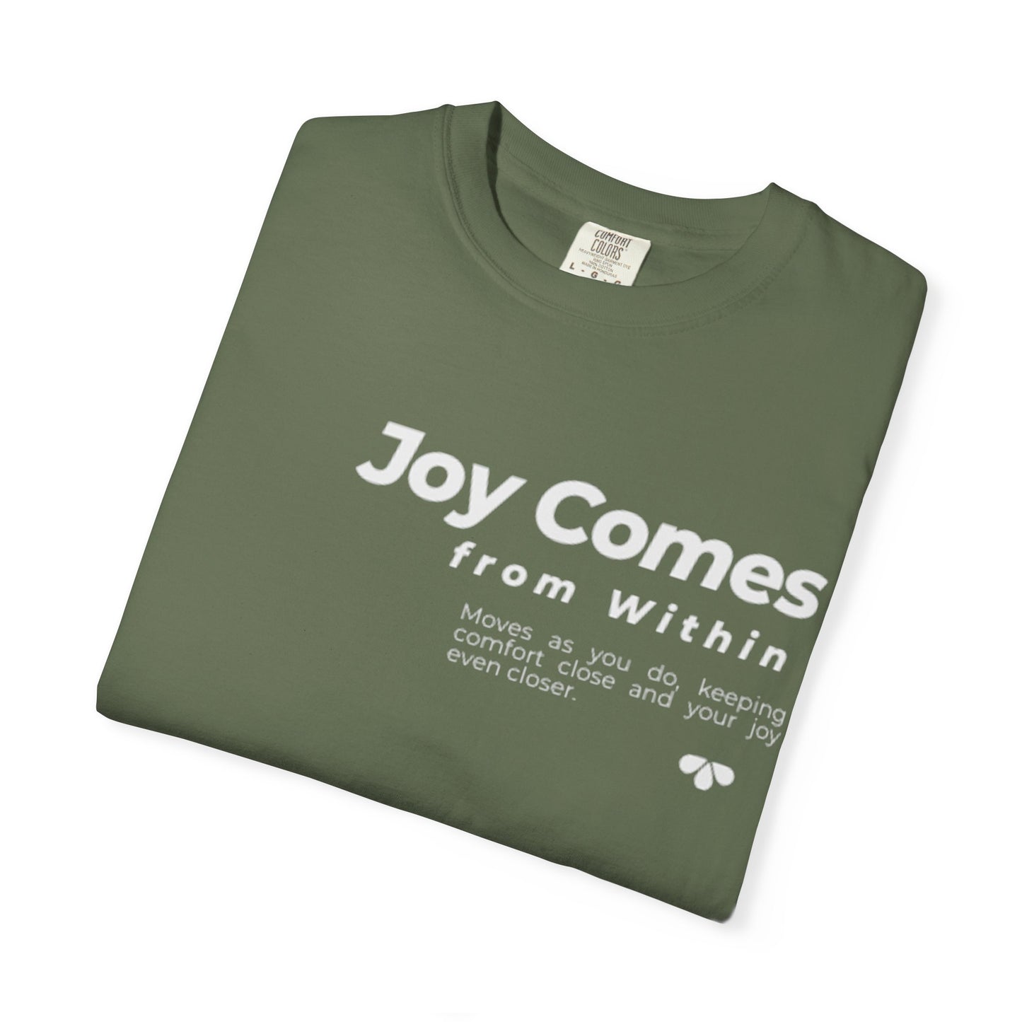 Joy Comes From Within T-Shirt — Inspirational Positive Message Tee