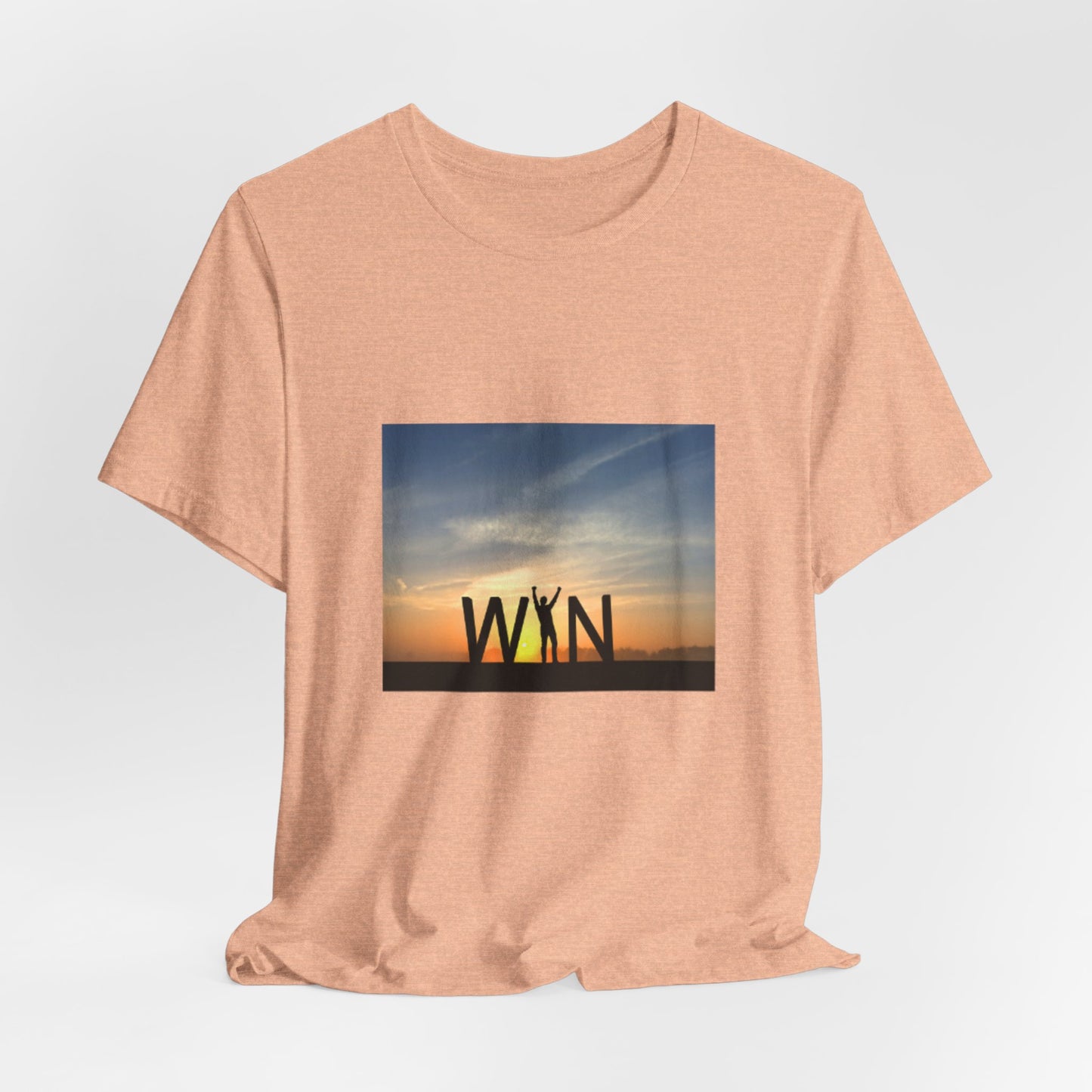 Celebrate Small Wins T-Shirt — Inspirational 'Wins' Sunset Tee