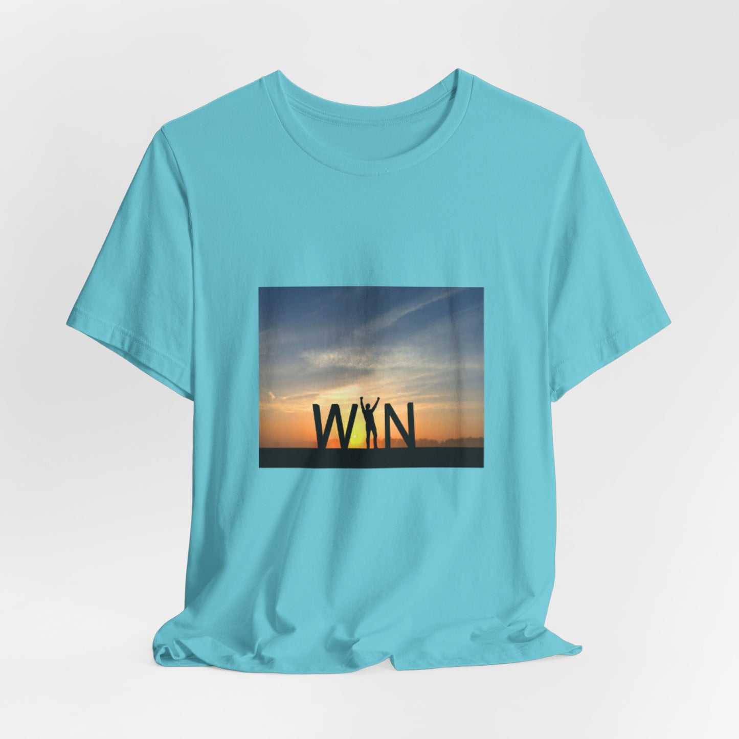 Celebrate Small Wins T-Shirt — Inspirational 'Wins' Sunset Tee
