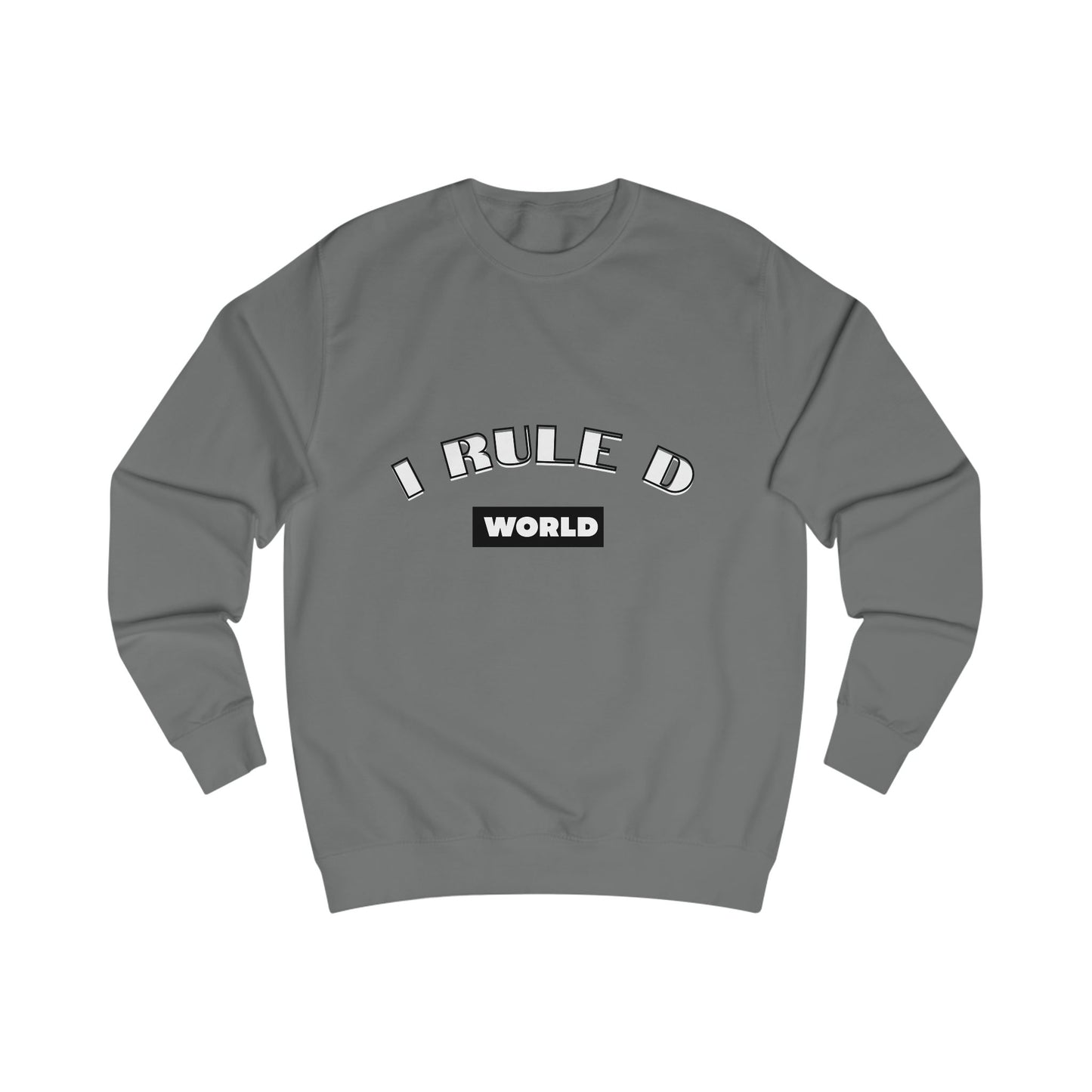 I Rule d World Sweatshirt — Earth Graphic Crewneck