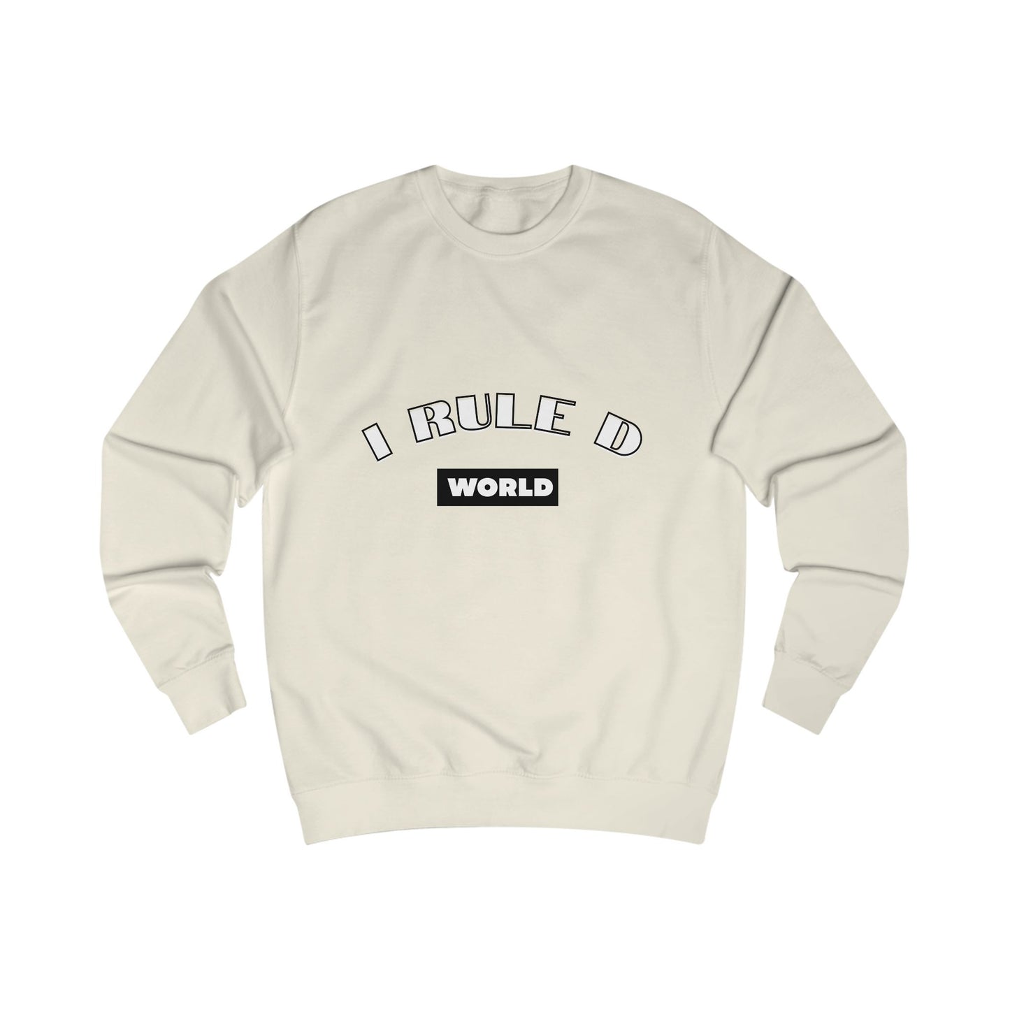 I Rule d World Sweatshirt — Earth Graphic Crewneck