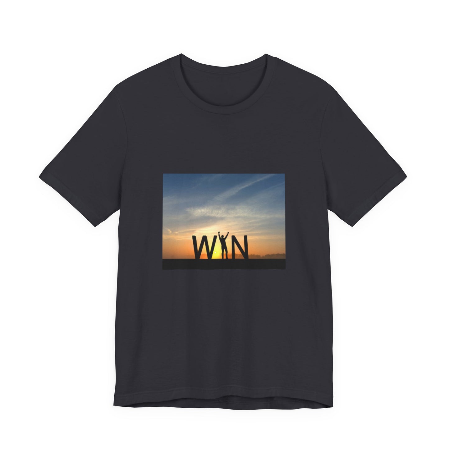 Celebrate Small Wins T-Shirt — Inspirational 'Wins' Sunset Tee