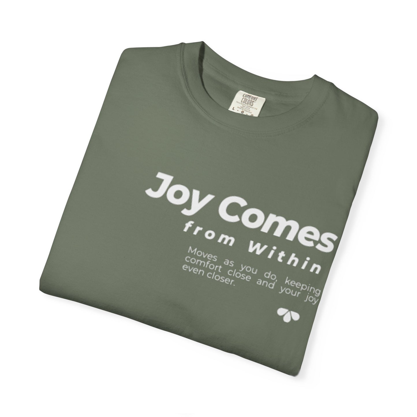 Joy Comes From Within T-Shirt — Inspirational Positive Message Tee