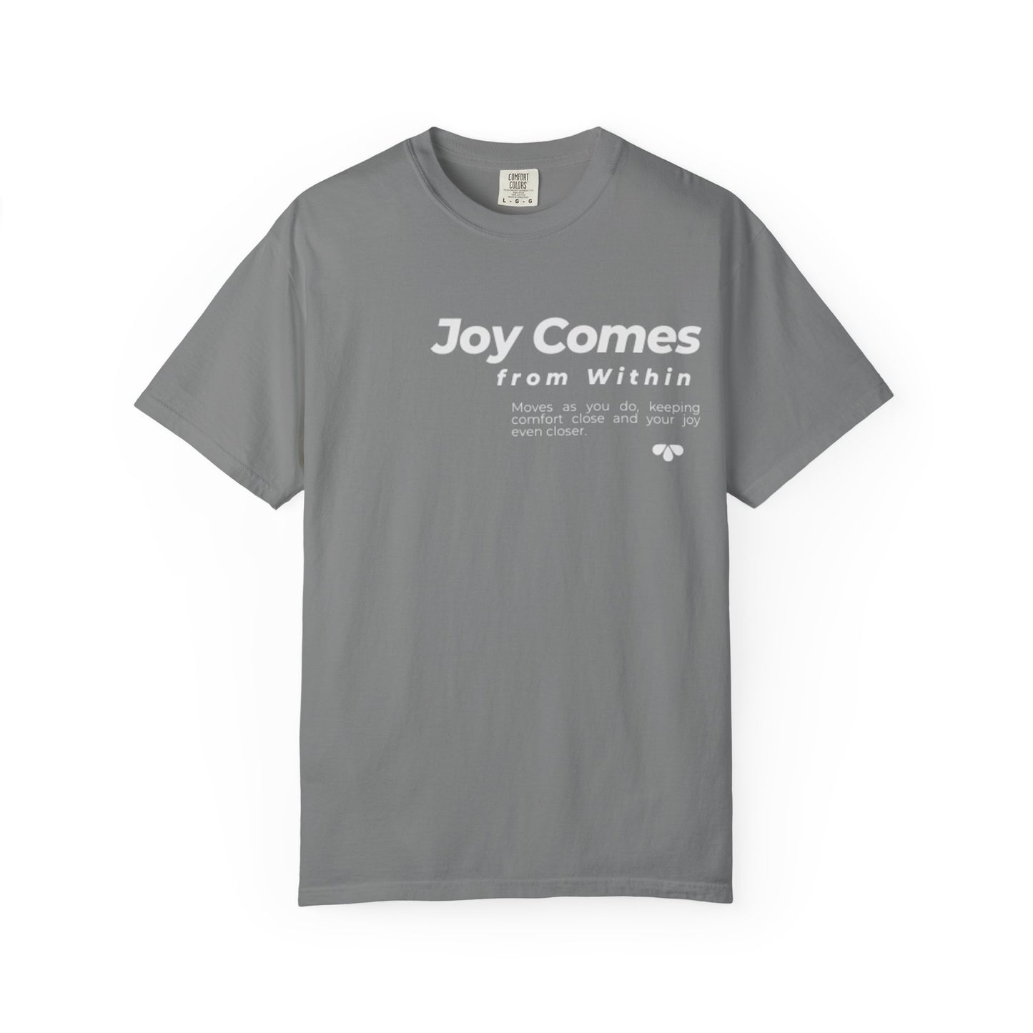 Joy Comes From Within T-Shirt — Inspirational Positive Message Tee