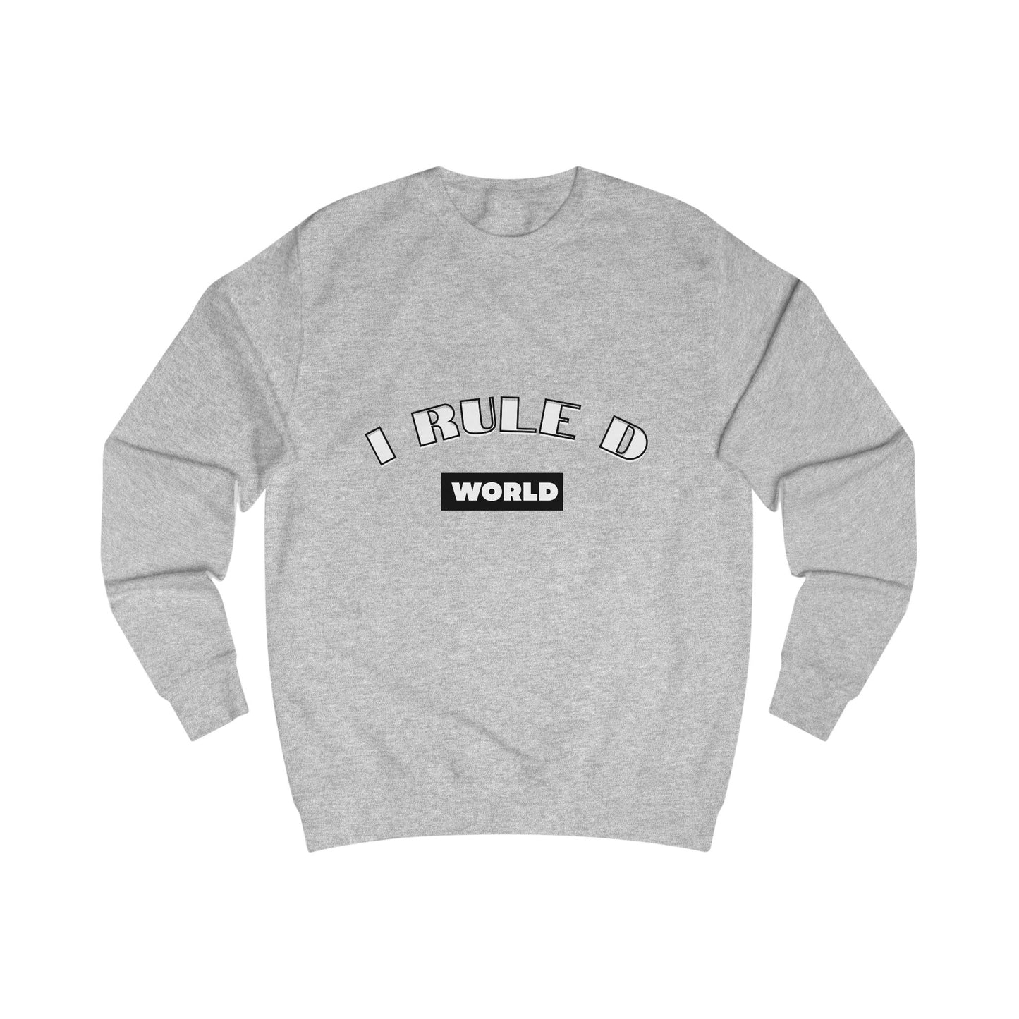 I Rule d World Sweatshirt — Earth Graphic Crewneck