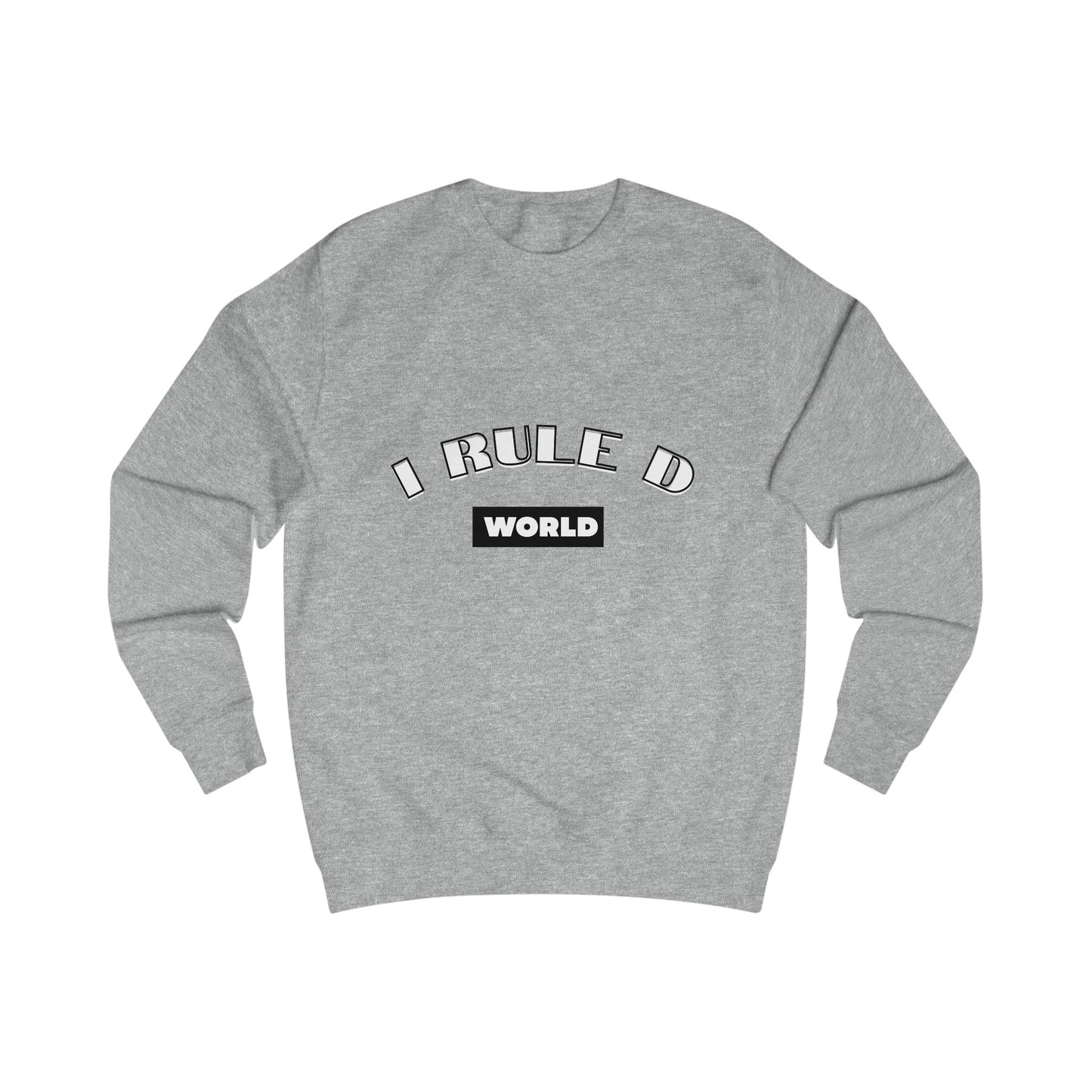 I Rule d World Sweatshirt — Earth Graphic Crewneck