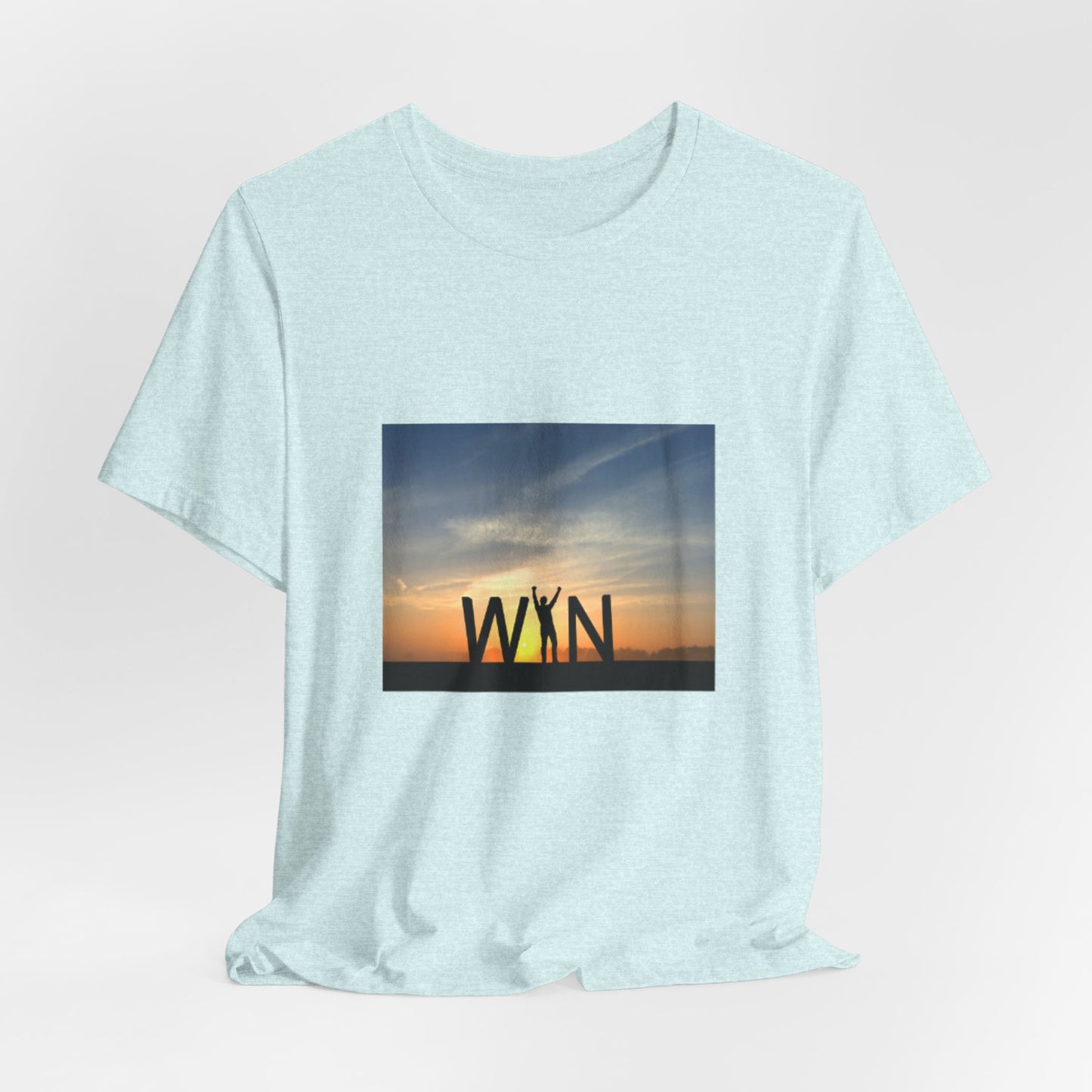 Celebrate Small Wins T-Shirt — Inspirational 'Wins' Sunset Tee