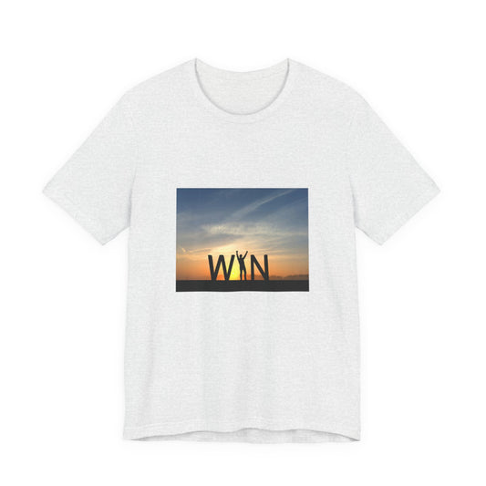 Celebrate Small Wins T-Shirt — Inspirational 'Wins' Sunset Tee