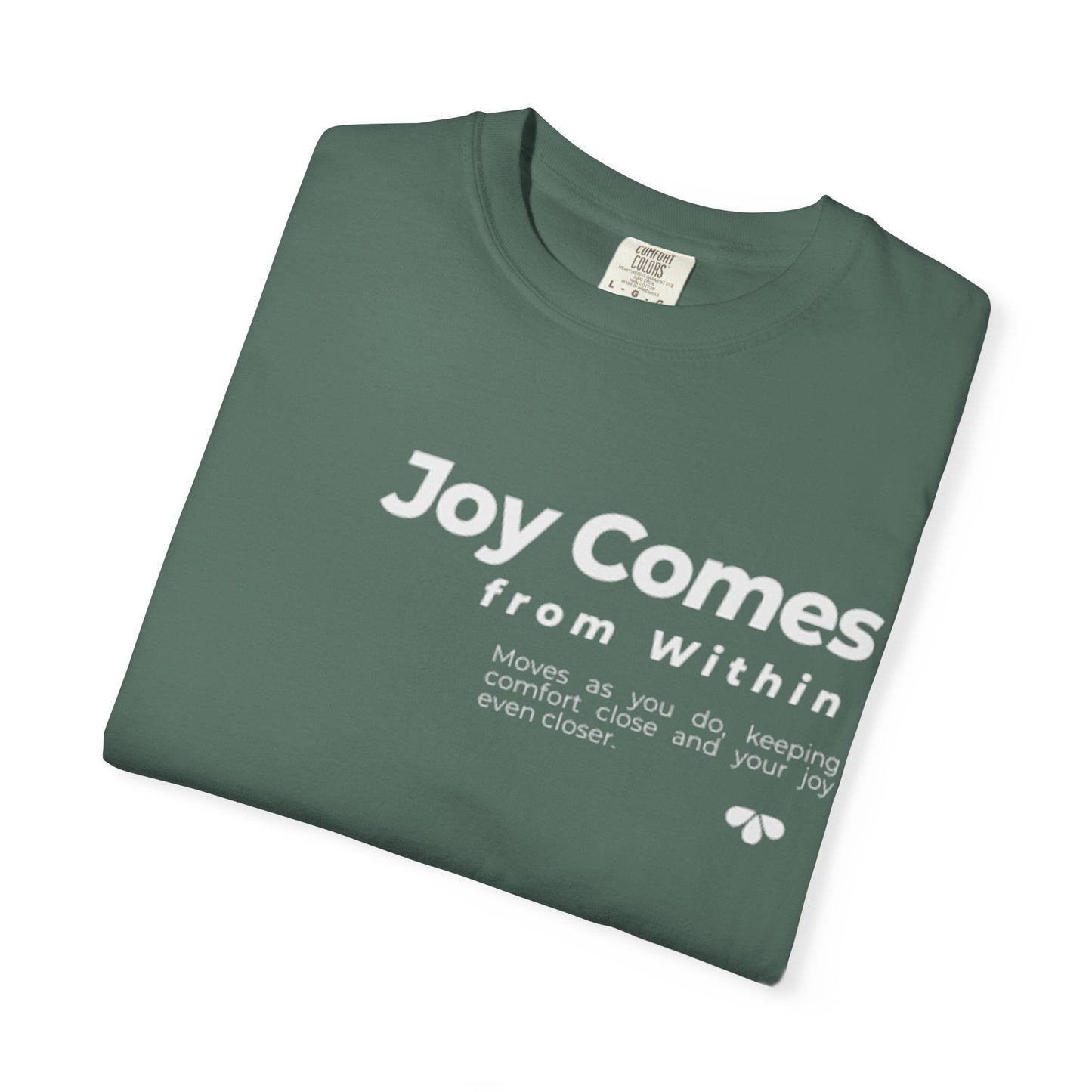 Joy Comes From Within T-Shirt — Inspirational Positive Message Tee