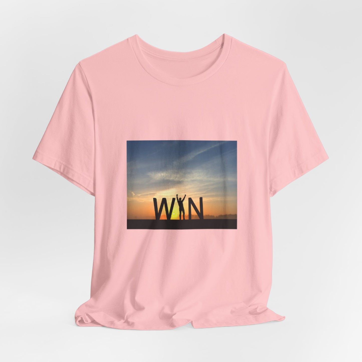 Celebrate Small Wins T-Shirt — Inspirational 'Wins' Sunset Tee