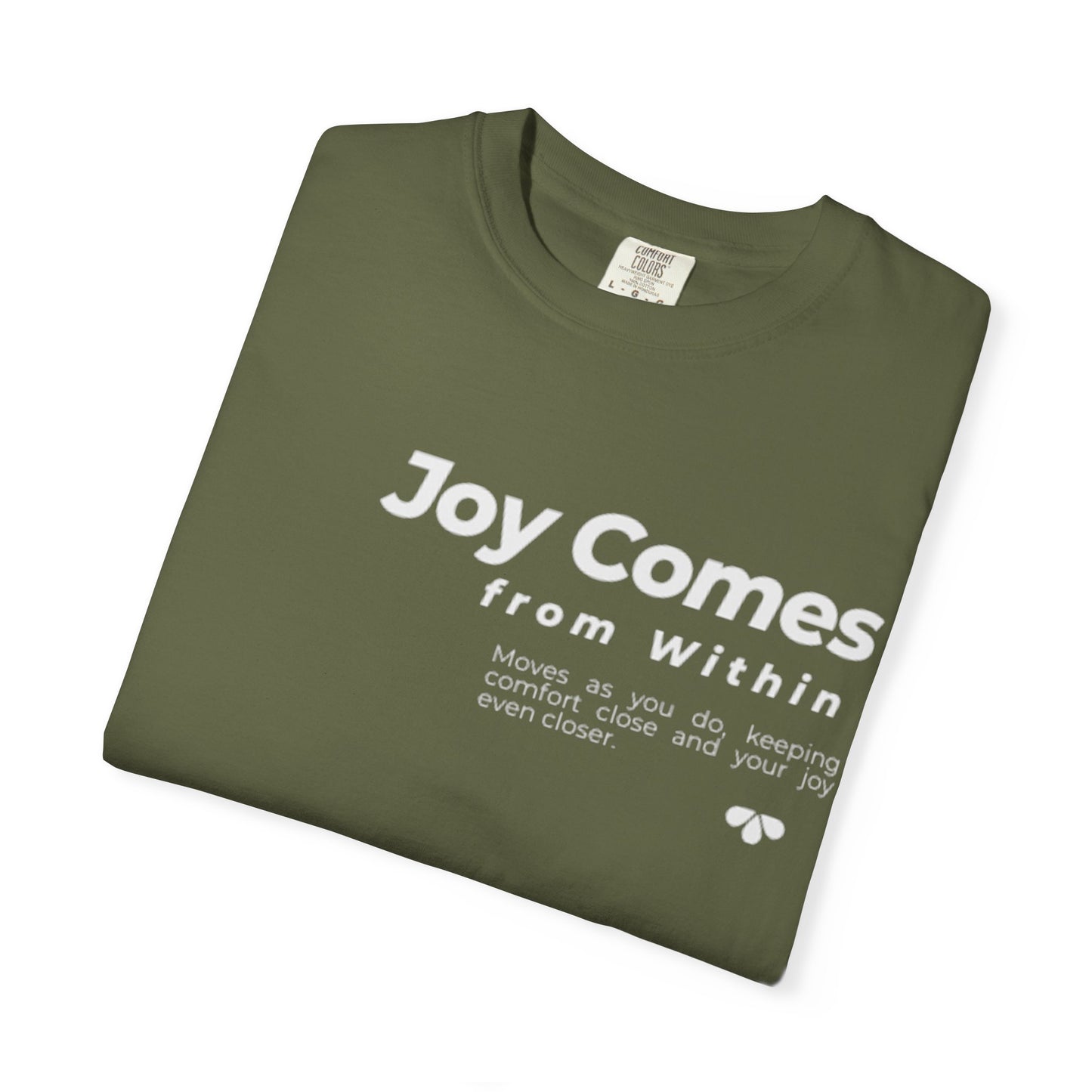 Joy Comes From Within T-Shirt — Inspirational Positive Message Tee