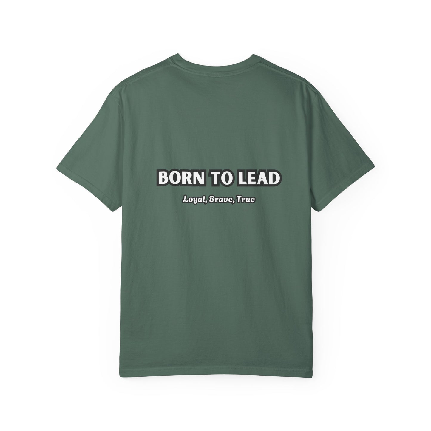Golden Retriever Graphic T-Shirt — "Born to Lead" Dog Lover Tee