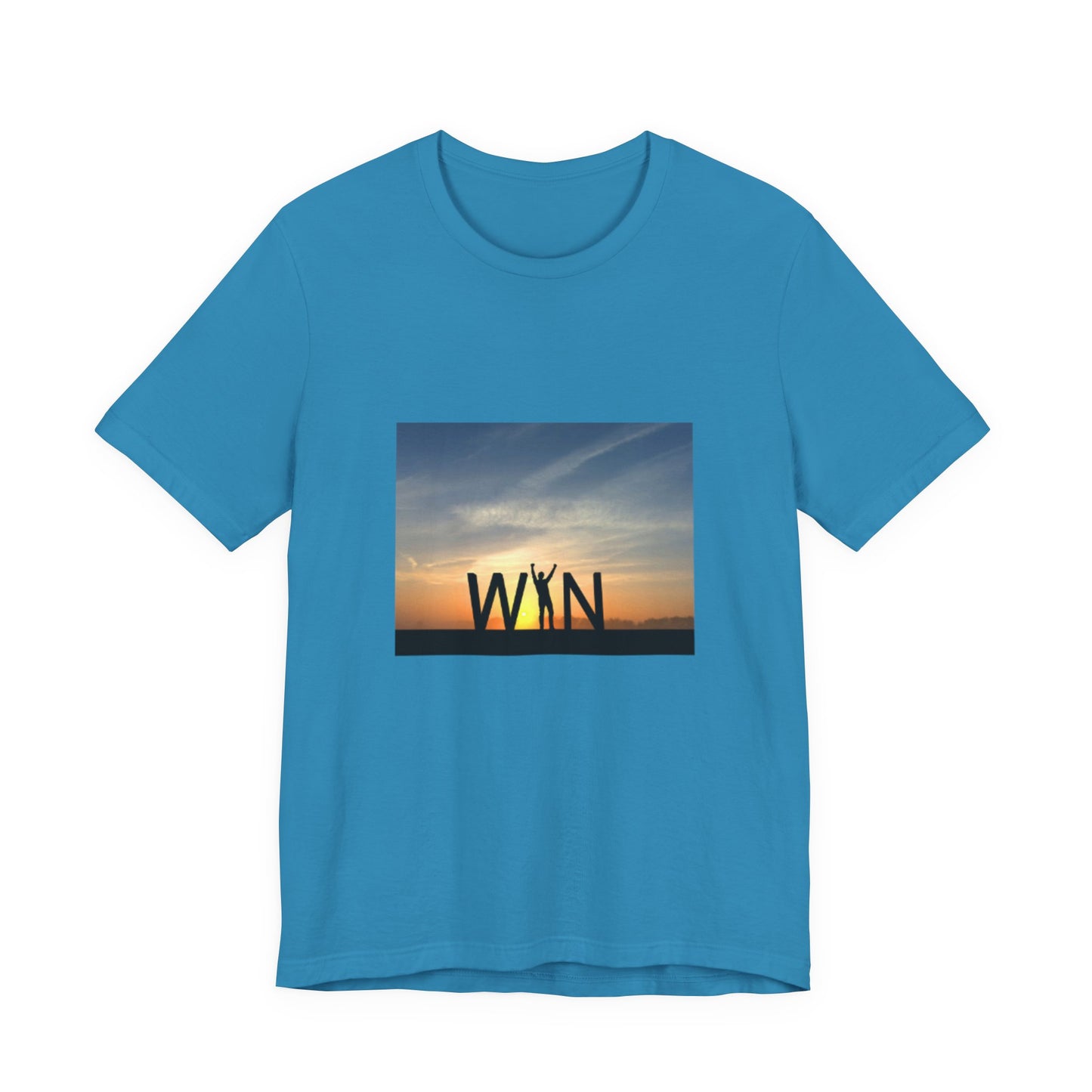 Celebrate Small Wins T-Shirt — Inspirational 'Wins' Sunset Tee