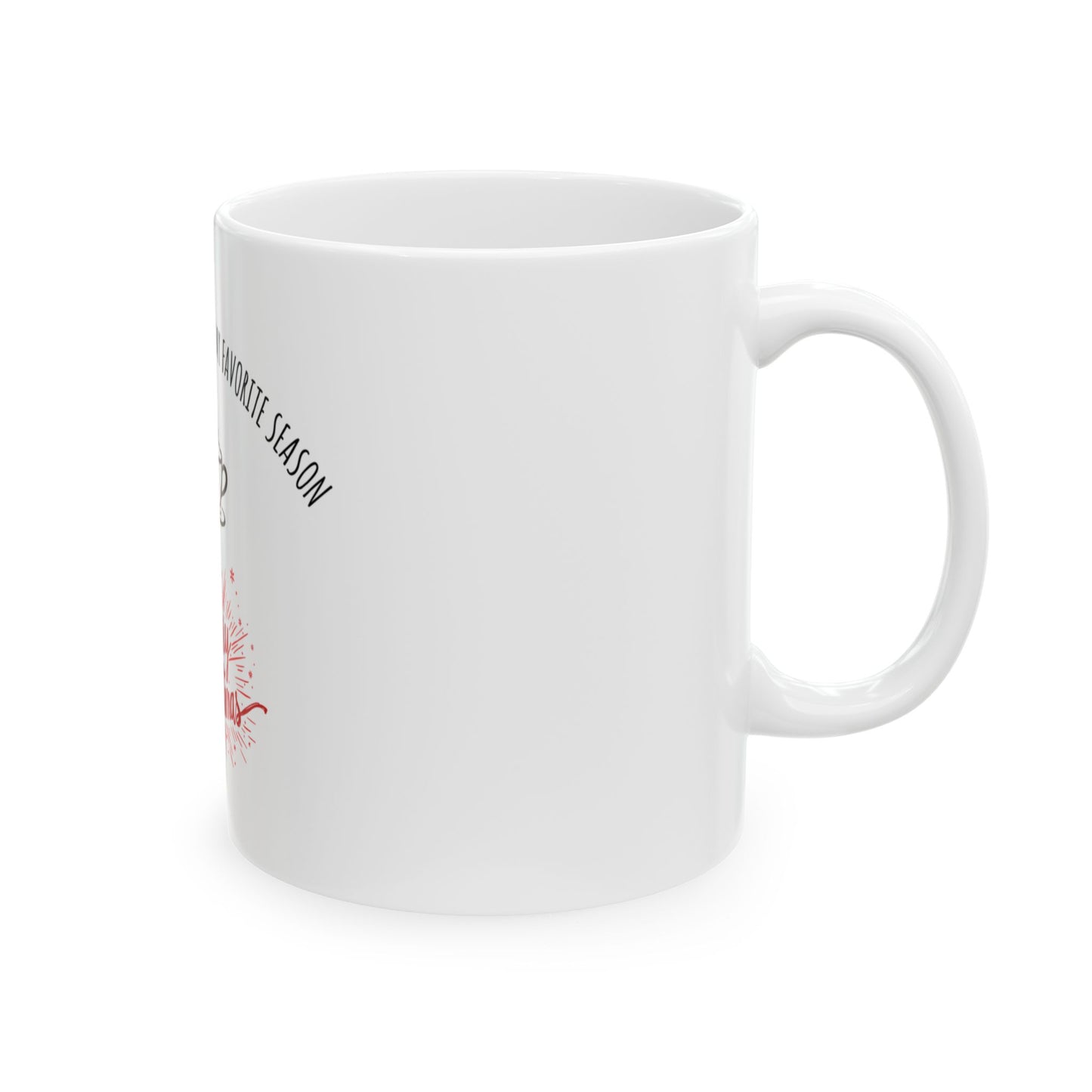 Christmas Hot Cocoa Mug – "Merry Christmas" Ceramic Coffee Cup (11oz/15oz)