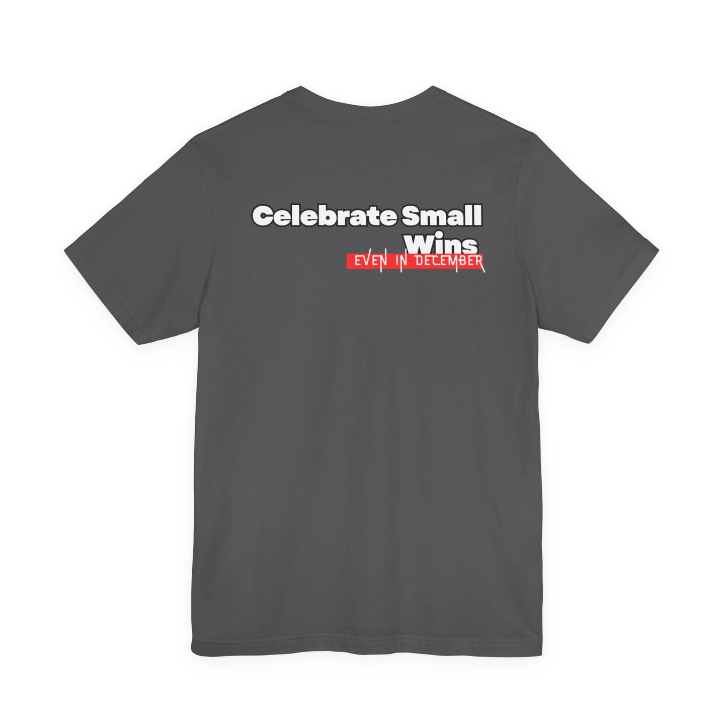 Celebrate Small Wins T-Shirt — Inspirational 'Wins' Sunset Tee