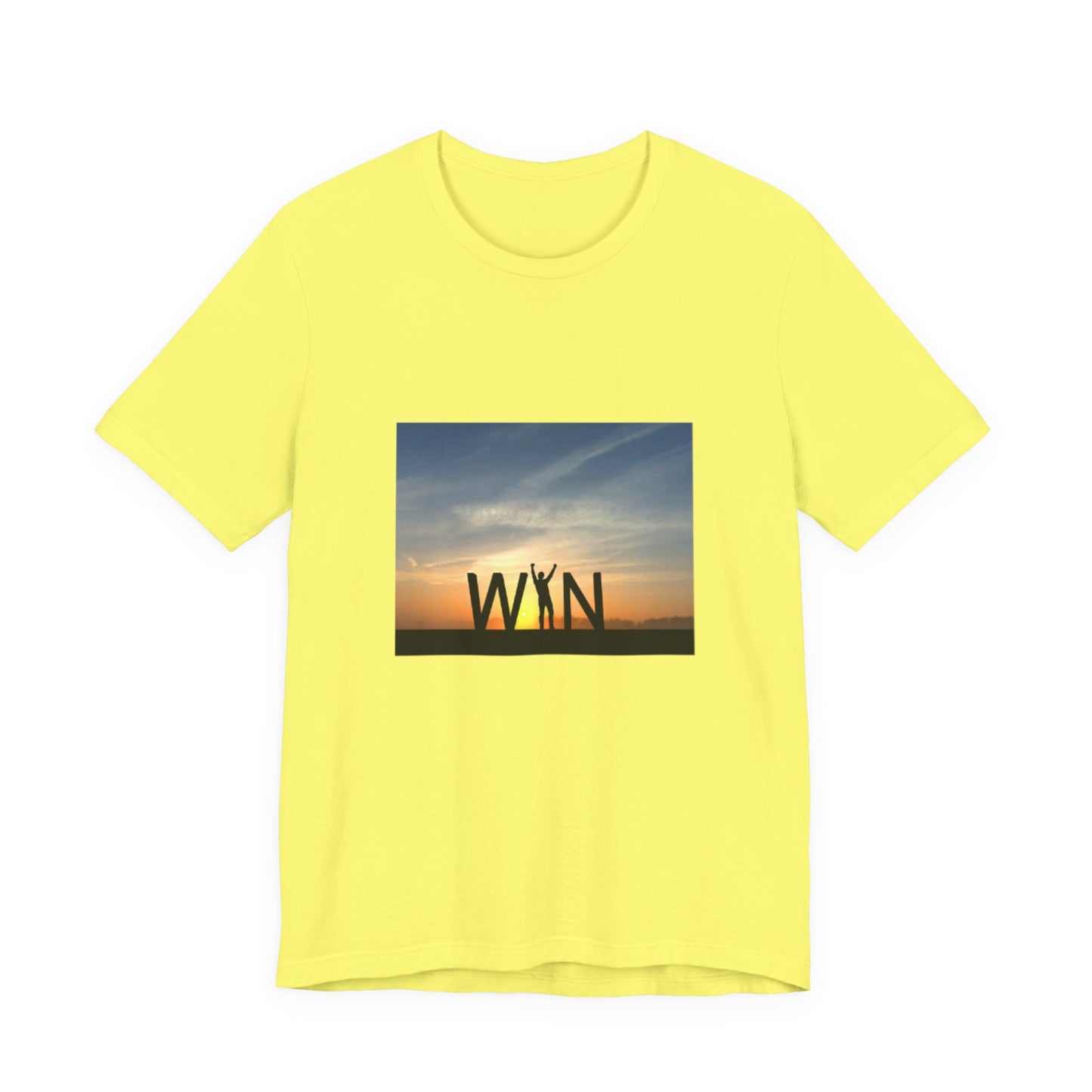Celebrate Small Wins T-Shirt — Inspirational 'Wins' Sunset Tee
