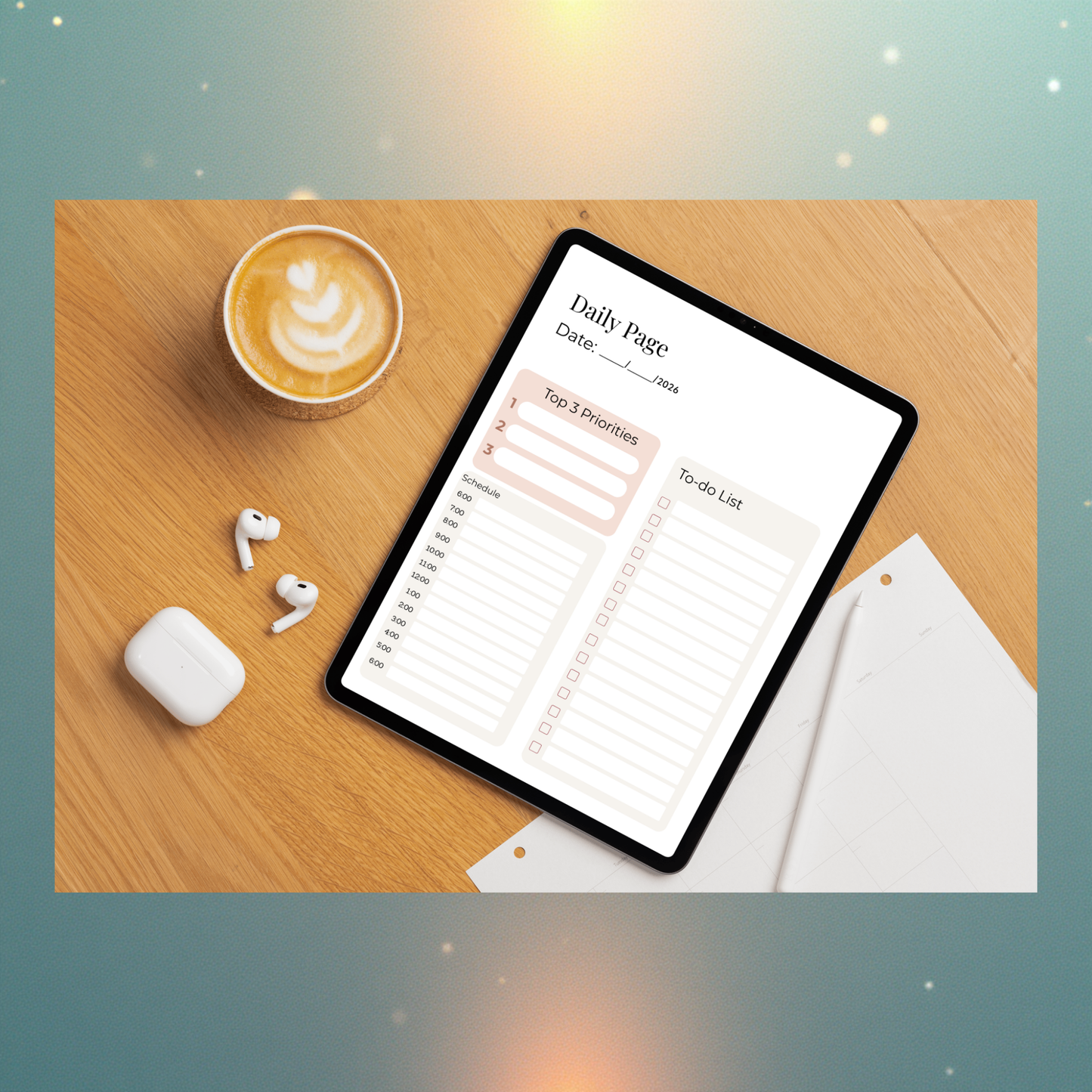 2026 GoodNotes Daily Planner - Digital Planner for iPad & Tablets