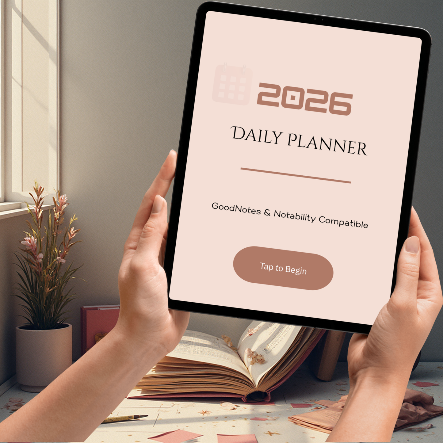 2026 GoodNotes Daily Planner - Digital Planner for iPad & Tablets