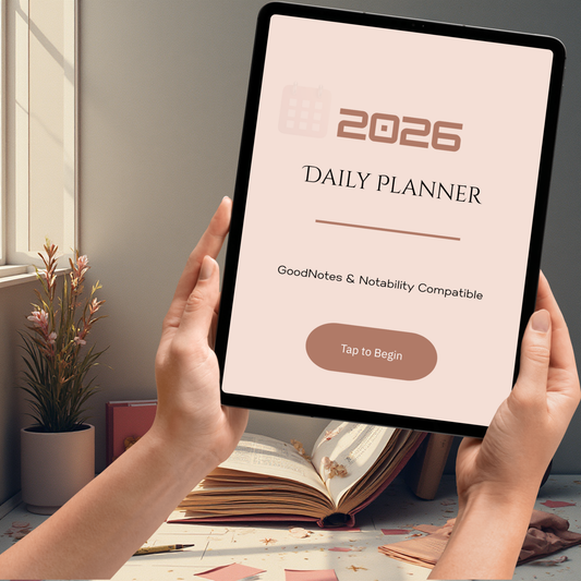 2026 GoodNotes Daily Planner - Digital Planner for iPad & Tablets