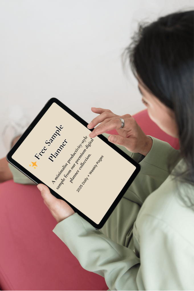 Free Digital Planner Sample — Daily + Weekly Pages