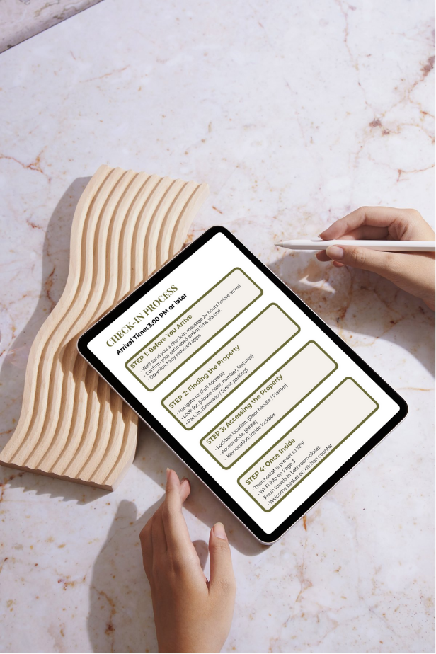 Airbnb Host Welcome Book Template - Editable Canva